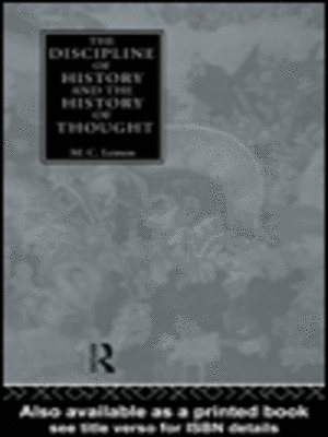 cover image of The Discipline of History and the History of Thought